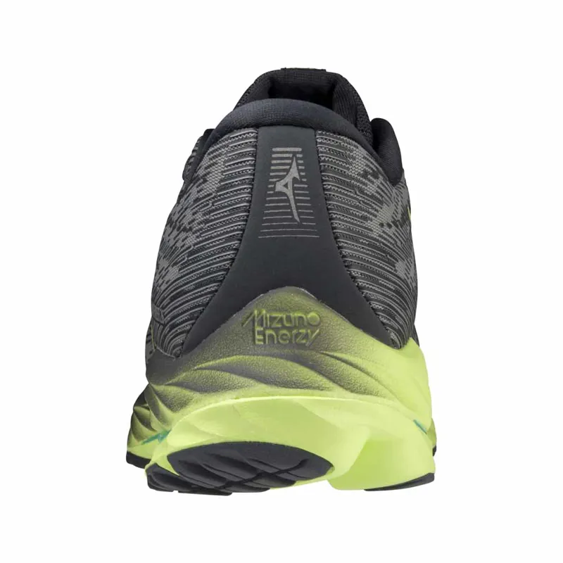Mizuno Men's Wave Rider 26 Grey/Lime-4